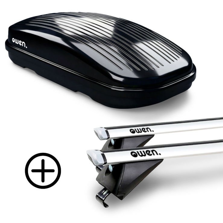 OWEN Dachträger 3.0L PRO & Dachbox 320L PREMIUM - Bundle