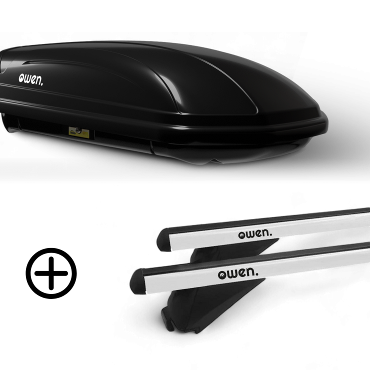 OWEN Dachträger 3.0S & Dachbox 320L ADVANCED - Bundle