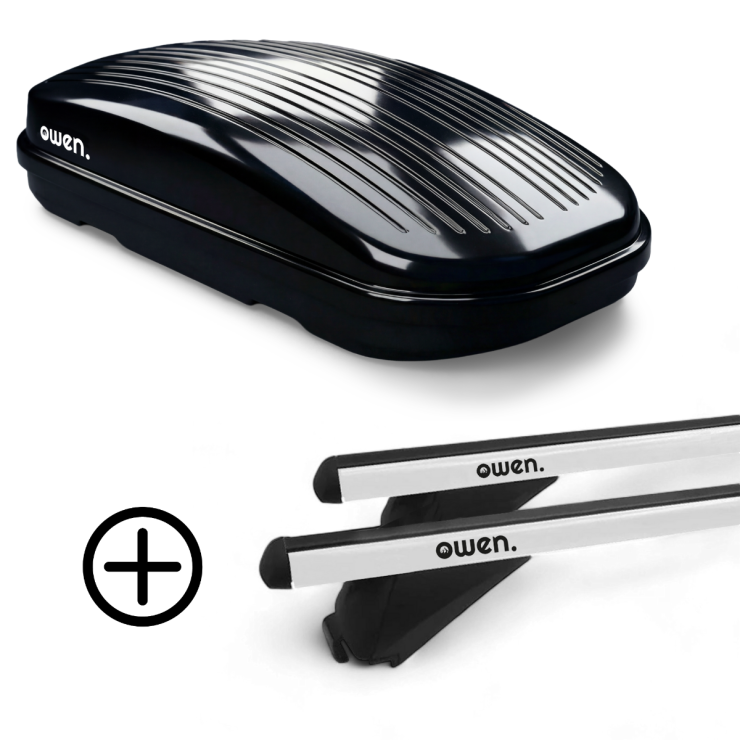 OWEN Dachträger 3.0S & Dachbox 320L PREMIUM - Bundle