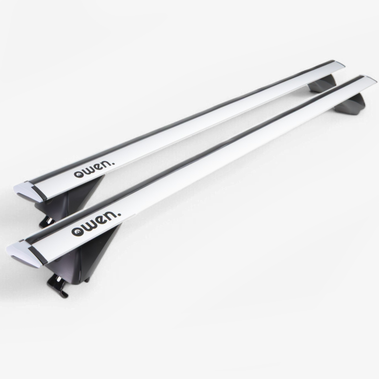 Dachträger Owen 5.0S PRO offene Reling - Silber
