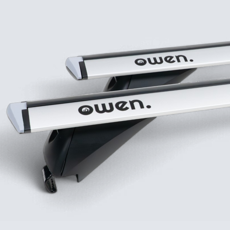 Dachträger Owen 5.0S PRO offene Reling - Silber