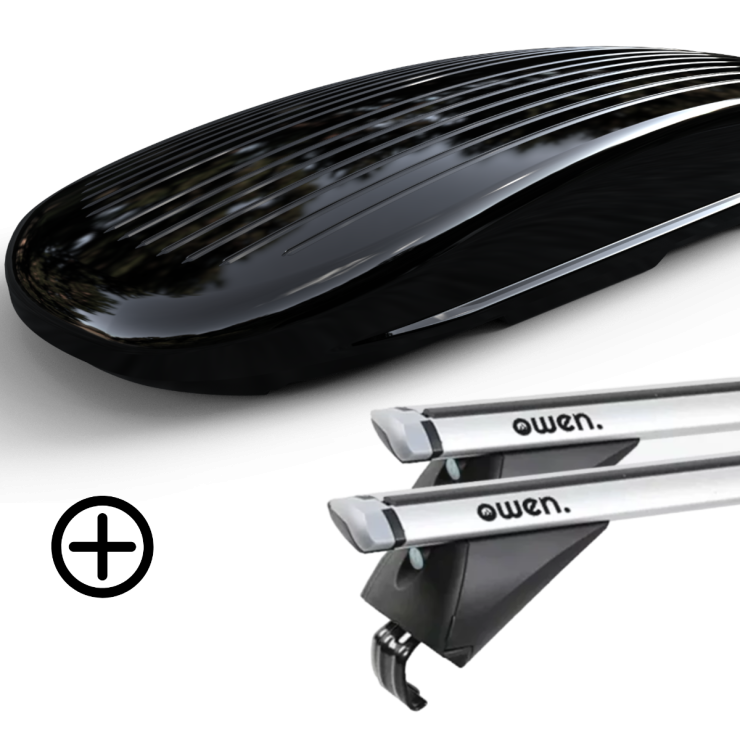 OWEN Dachträger 5.0S PRO & Dachbox PREMIUM 540L - Bundle