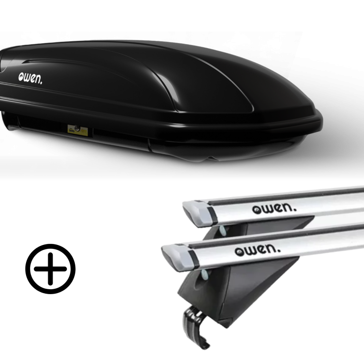 OWEN Dachträger 5.0L PRO & Dachbox 320L ADVANCED - Bundle