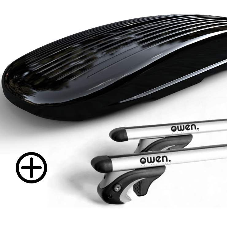 OWEN Dachträger 5.0S & Dachbox PREMIUM 540L - Bundle