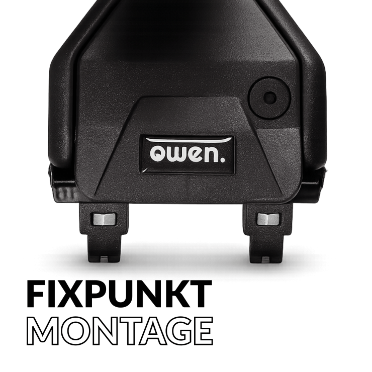 OWEN Dachträger 6.0S für Fixpunkt (509FP) - Silber