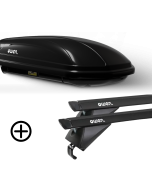 OWEN Dachträger schwarz 5.0L PRO & Dachbox 320L ADVANCED - Bundle