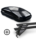 OWEN Dachträger schwarz 5.0L PRO & Dachbox 320L PREMIUM - Bundle